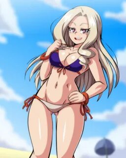 Safebooru - 1girl :d beach bikini blonde hair blue sky bocod