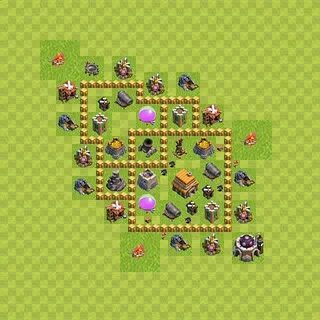 Clash of Clans: расстановка на базе от TX 3 до TX 11 + башни