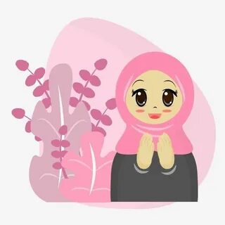 Cartoon Muslimah Png