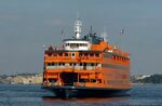 Staten Island Ferry closing top deck on some boats to curb d
