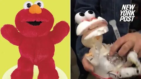 Tickle-me-oh-no! It's Elmo without his skin New York Post - 