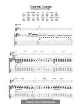 Thick as Thieves (The Jam) by P. Weller - sheet music on Mus
