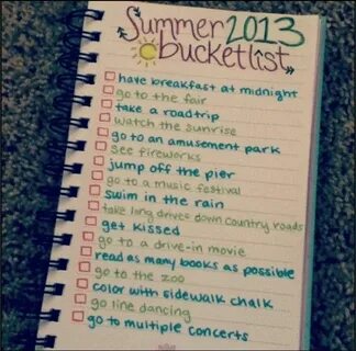 Pin by natalie b on summer Summer bucket lists, Bucket list,