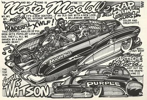 1950's Hot Rod Comic Art The H.A.M.B.