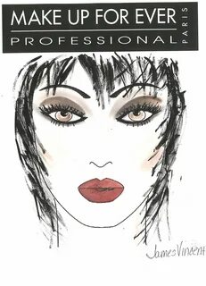 My Joan Jett face chart for my Bad Reputation palette availa