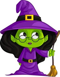 Purple Witch Png Clipart Image - Halloween Clipart Witch Png