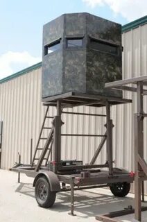 New SWIFT LIFT Hassle-Free 8 ft.Trailer Mounted Deer Blind T