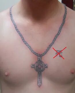 Tattoo - M12 - Cross Necklace by BooBelle on DeviantArt