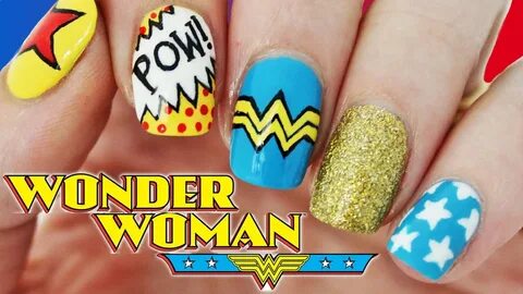 Wonder Woman Nail Art - Perfect for the Movie Premiere! ★ Na