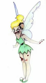 Zombie Tinkerbell Disney princess zombie, Disney horror, Cre