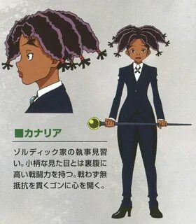 anime hunter x hunter canary Black anime characters, Hunter 