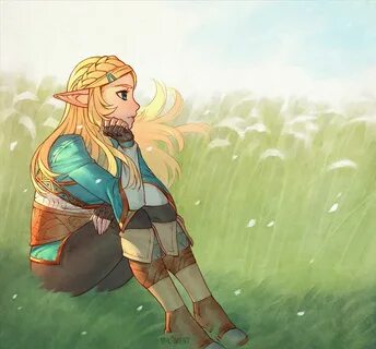 nakanoart בטוויטר: "Fanart of Zelda from BOTW, done for my P