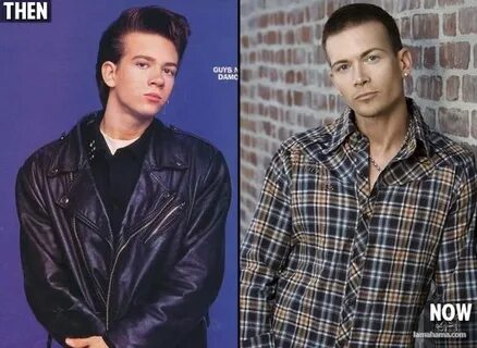 Teen celebrities then and now