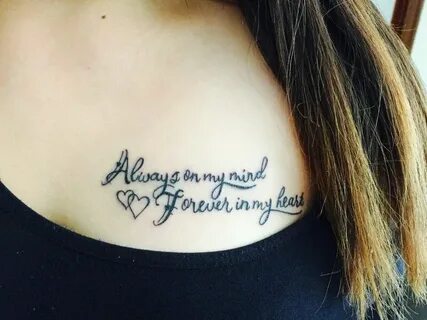 #tattoo #love Always on my mind Forever in my heart ❤ Tattoo