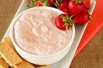 Healthy Strawberry Cheesecake Dip Recipe Hungry Girl