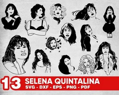 Selena Quintanilla svg, Selena Print - Selena Quintanilla-Pé