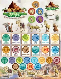 Sticker Sheets (10 sheets) - Wilderness Escape VBS 2020 by G