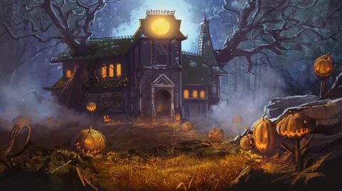 Halloween spooky creepy scary holiday october dark wallpaper