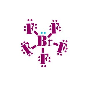Lewis structure of BrF5:Biochemhelp