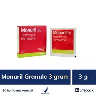 Monuril Granule 3 gram - 3 gr - Untuk infeksi kandung kemih 