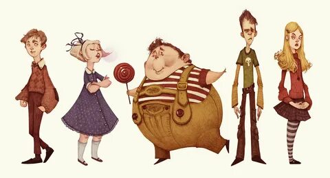 Charlie And The Chocolate Factory (Character Designs) Behanc