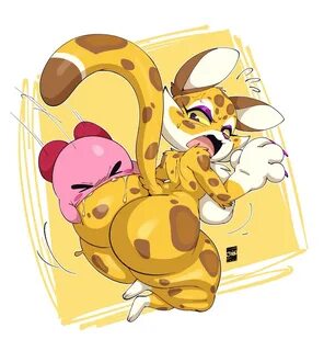 clawroline (kirby), big cat, feline, fictional species, leopard, mammal, pu...
