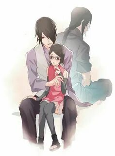 Sasuke & Sarada Uchiha Father and daughter Sarada uchiha, Sa