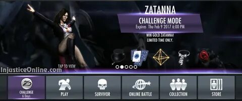 Zatanna Challenge For Injustice Mobile - InjusticeOnline