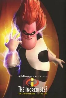 BUDDY VINE, aka: SYNDROME The Incredibles, Poster, 2004: In 