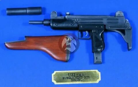 Verlinden 1/4 Uzi IMI MP-2 Submachine Gun with Wooden Stock 