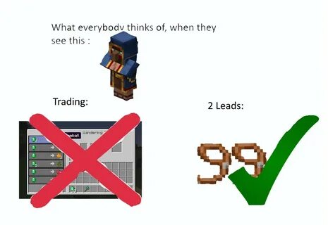 The Wandering Trader /r/MinecraftMemes Minecraft Know Your M