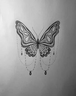 Butterfly . Lace butterfly tattoo, Butterfly mandala tattoo,