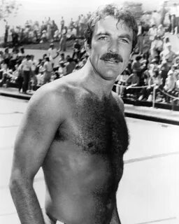 Tom Selleck Hunky B&W 8X10 Photograph Bare Chested #Ad , #AF