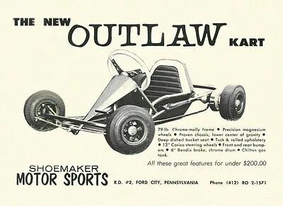 винтажный 1965 сапожник Outlaw ручную AD eBay