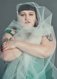 Beth Ditto in Elle UK November 2017 by Sofia Sanchez & Mauro