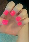 Pink nails 💗 Pink acrylic nails, Pink nails, Cute nails