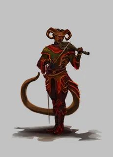 View 26 Red Male Tiefling Bard