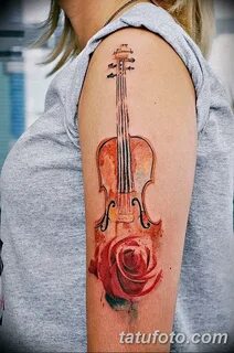 фото тату Скрипка от 26.12.2017 № 133 - tattoo Violin - tatu