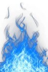 Blue Fire Transparent Background 27A