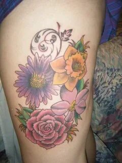 Pin by Cheryl Purvis on tattoos Birth flower tattoos, Daffod