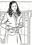 Hermione Granger 1 Coloring Pages - Harry Potter Coloring Pa