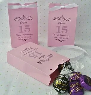 Quinceanera Party Favors - Candy Boxes - Party Favors Recuer