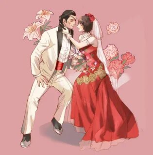 catherine on Twitter: "commission of majima and makoto from 