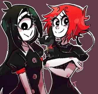 Ruby Gloom and Iris by https://golttenpanger.deviantart.com 