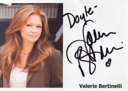 Kiwiautogal's Autographs: Valerie Bertinelli