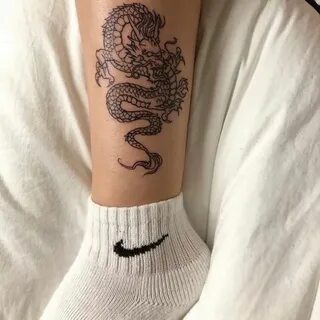 𝐌 𝐚 𝐫 𝐢 Dragon tattoo for women, Tattoos, Simple tattoos