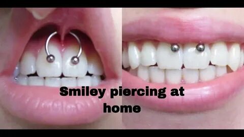 PIERCING MY SMILEY AT HOME! SENSITIVE CONTENT! - YouTube