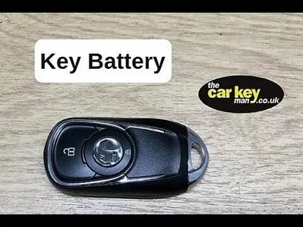 2018 Vauxhall Insignia smart key battery change - YouTube