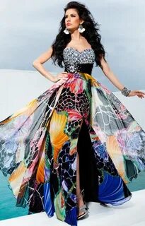 Mon Cheri TBE11205 Printed prom dresses, Prom dress 2012, To