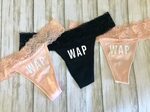 WAP Lace Thong Underwear / Bachelorette Party / Funny Gift /